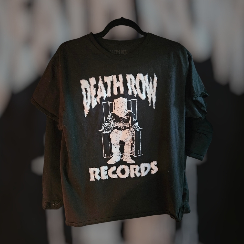 Death Row Records Black Short Sleeve Tee